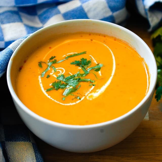 Thai pumpkin soup