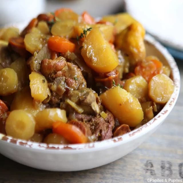Tajine de Poulet aux Carottes et Patates Douces (Chicken and Sweet Potato Tagine)