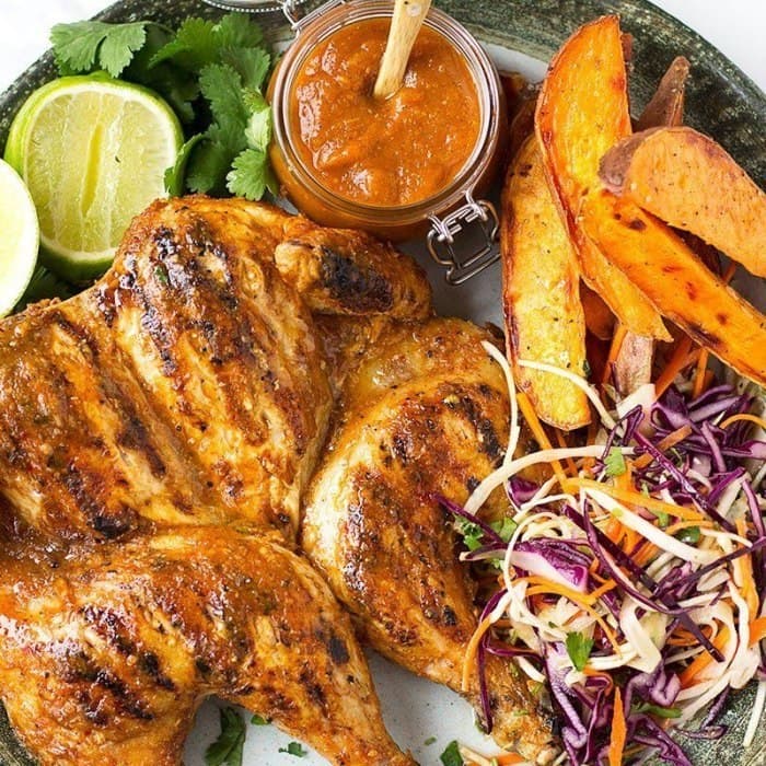 Piri-piri chicken and slaw