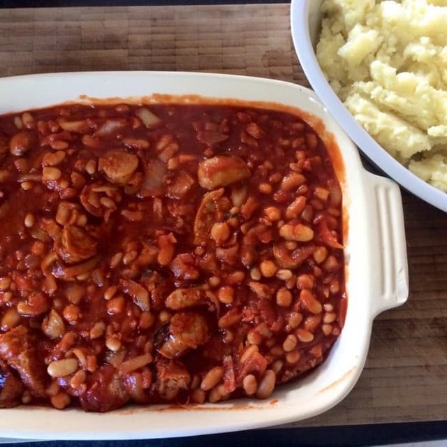 Bean & Sausage Hotpot