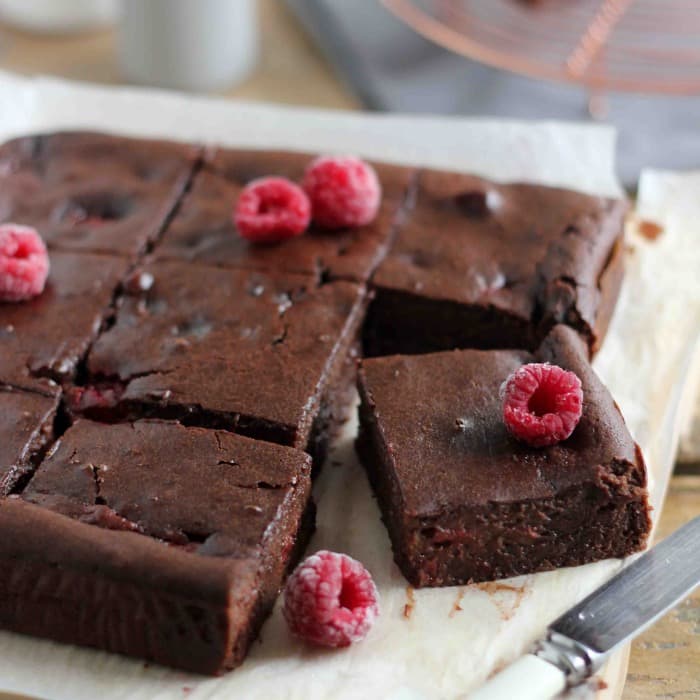 Chocolate Raspberry Brownies